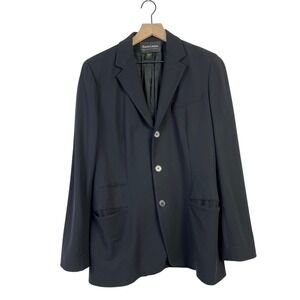 Ralph‎ Lauren Vintage Collection Classics Black Wool Blend Blazer Jacket 38R